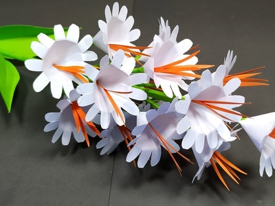 DIY Flower: How to Paper Stick Flower Making Idea! Paper Craft Idea | Abigail Paper Crafts