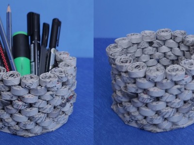 DIY Newspaper Crafts || Newspaper craft idea ||Waste Paper Craft
