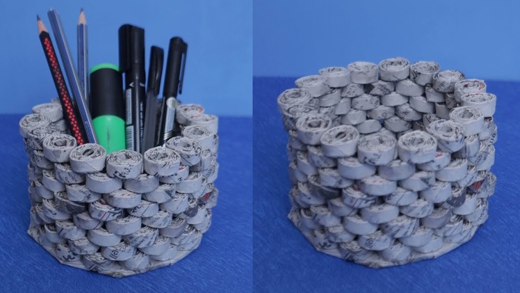 DIY Newspaper Crafts || Newspaper craft idea ||Waste Paper Craft