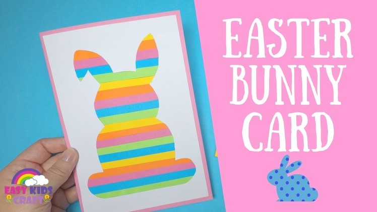 Easter Bunny Card for Kids to Make | Paper Craft Ideas