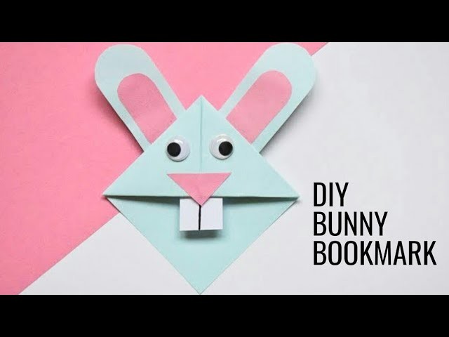 Easter Bunny Corner Bookmark | DIY Origami for Kids | Fun Paper Craft Ideas for School