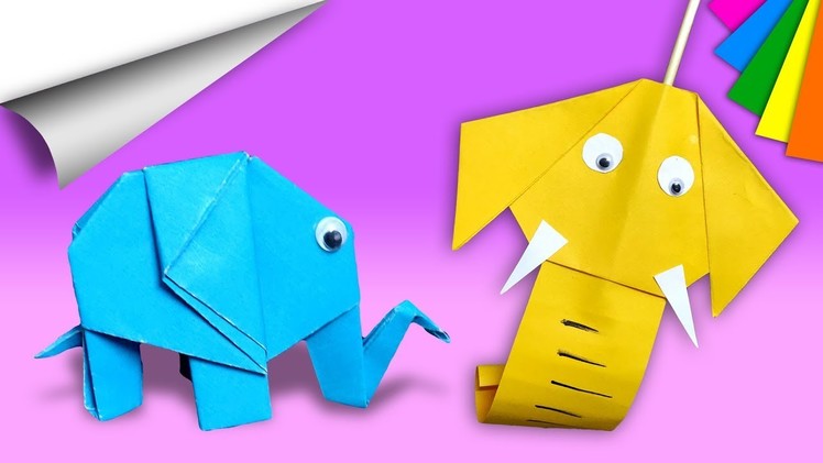 Elephant Paper Craft ???? | DIY crafts | How to make minute crafts for kids | easy origami
