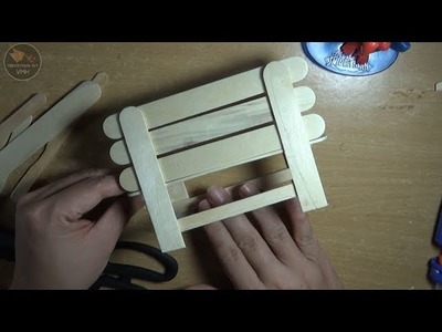 How To Make Chair With Ice Cream Stick - DIY - Easy Craft