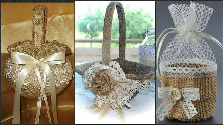 Jute Craft Handmade Basket Design Idea's.