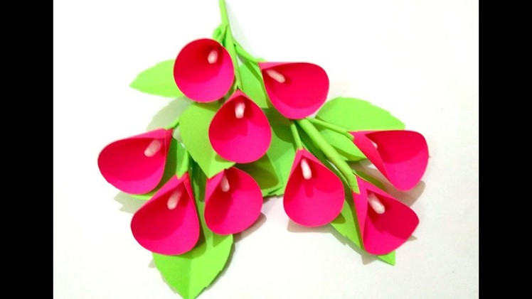 New paper craft ideas.kagaj ka phool kaise banaye 6. how to make beautiful paper flower easily