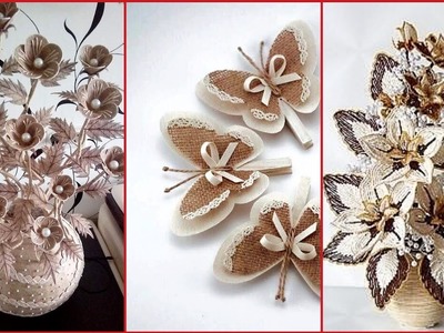 Beautiful & Easy Jute Craft Decoration Design Collection 2019