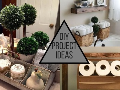 DIY Bathroom Decorating Ideas - Storage Solutions & More