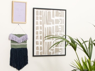 DIY : Create personal yarn art with loom by Søstrene Grene