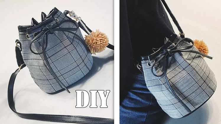 DIY CROSSBODY BAG FASHION DESIGN. Cute Purse Bag Tutorial Easy From Scatch