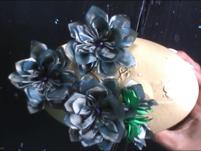 DIY Decorating a chocolate BOX with FLOWERS - Decora tu cajita de chocolates con flores hermosas!!!