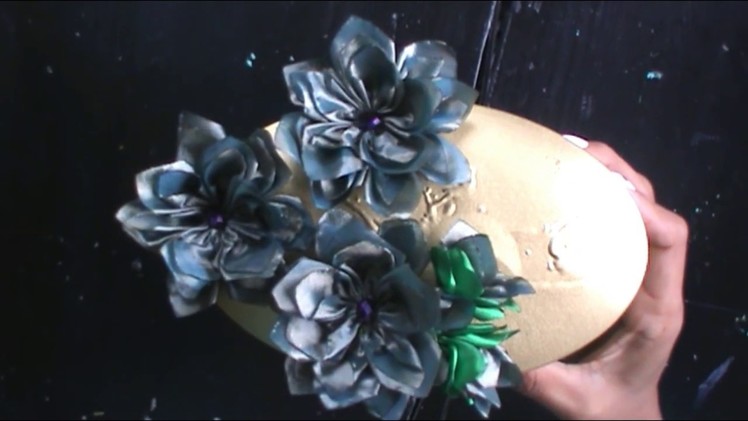 DIY Decorating a chocolate BOX with FLOWERS - Decora tu cajita de chocolates con flores hermosas!!!