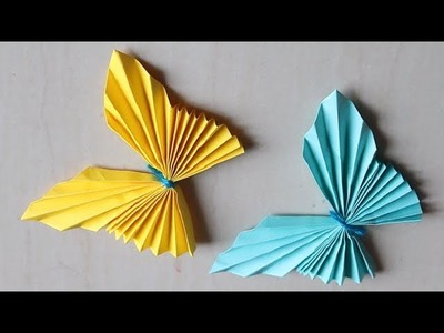 DIY -  Easy Paper Butterfly Origami  || Cute & Easy Butterfly || Origami for kids