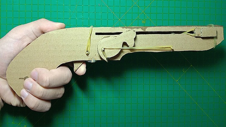 DIY Flintlock Pistol From Cardboard