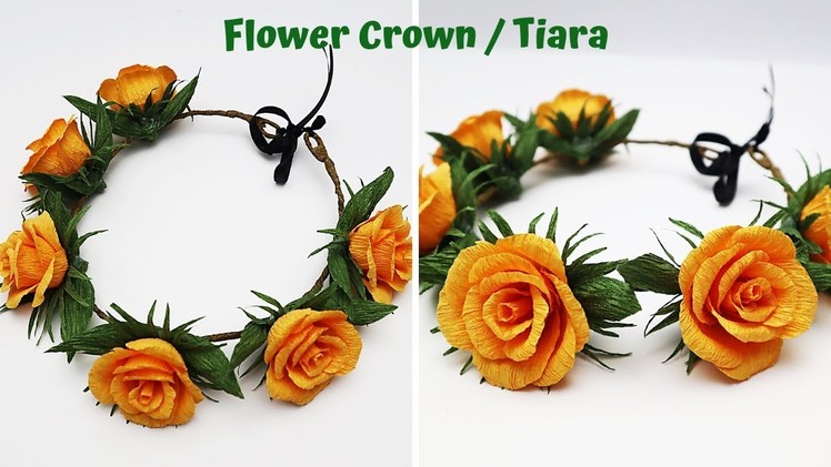 DIY Handmade Flower Crown. Tiara | Flower Headband | How To Make Flower Crown | Pohela Boishakh