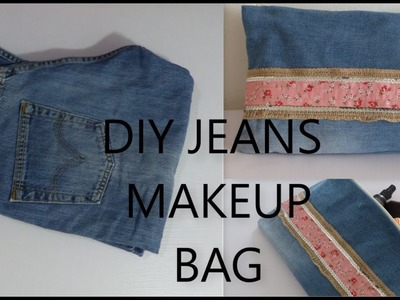 DIY JEANS MAKEUP BAG