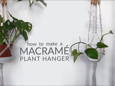 DIY Macrame Plant Hanger | Easy Step by Step Tutorial