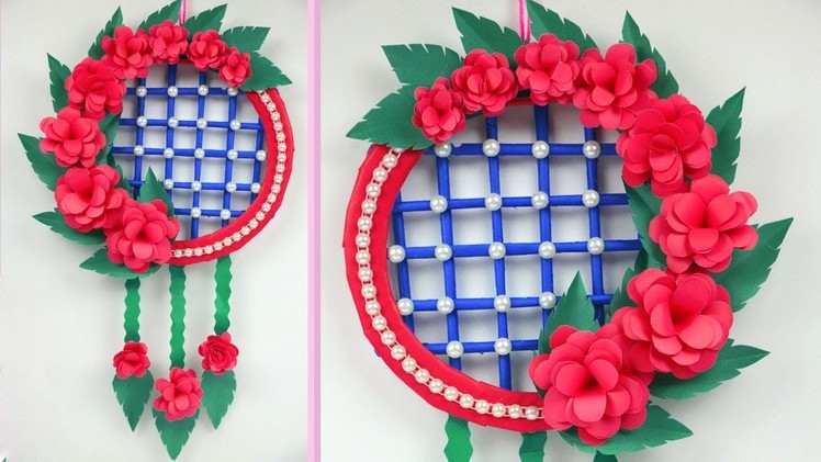 DIY: Paper wall hanging crafts | How to Make Paper Wall Hanging Very Easy And Simple !