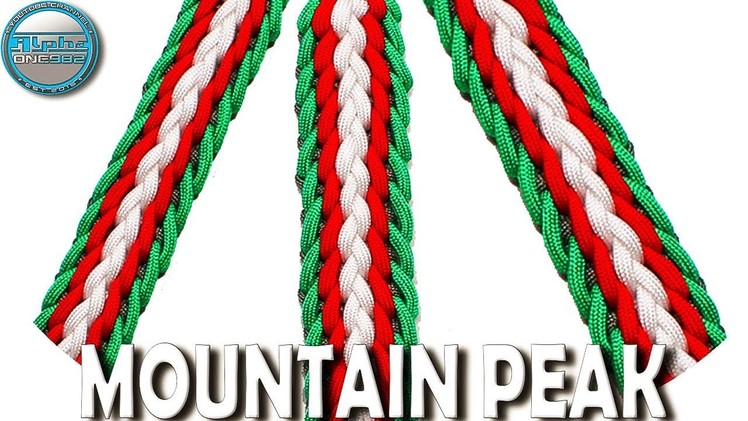 DIY Paracord Bracelet Mountain Peak World of Paracord How to make Paracord Bracelet Mountain Peak by