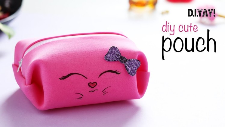 DIY Pouch Bag | Makeup Pouch | Zipper Pouch