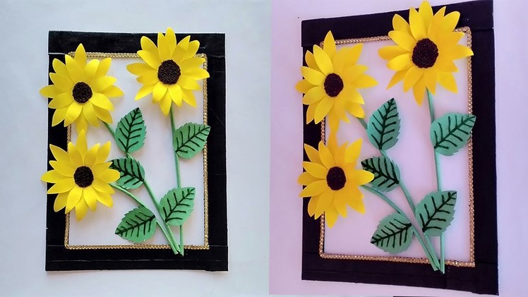 DIY | Sunflower wall Decor | DIY | Room.Home Decoration | DIY | Paper wall Hanging