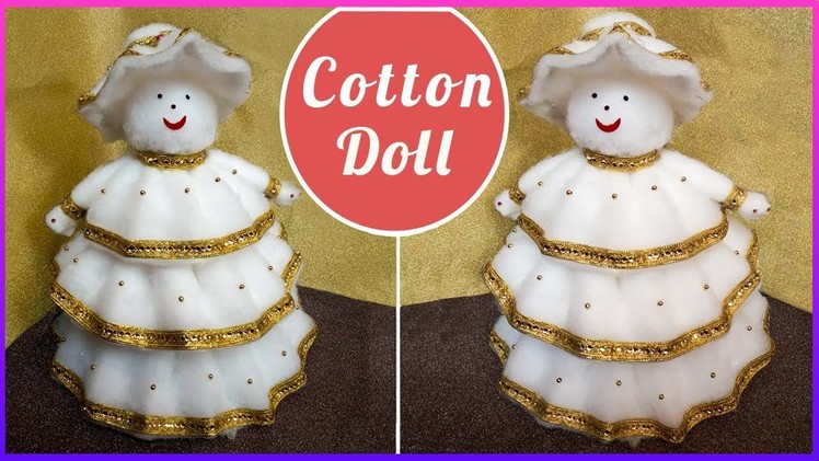 Easy & Simple Cotton Doll || DIY || Craft || by Piyushas Art