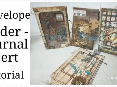 Envelope craft- folders, journal inserts Tutorial
