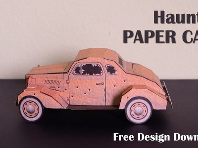 How to make a Paper Car | DIY Paper Car | Tutorial & Template | Paper Culture