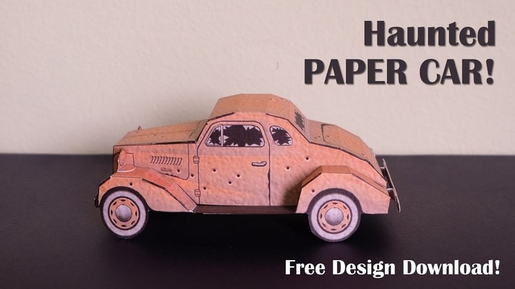 How to make a Paper Car | DIY Paper Car | Tutorial & Template | Paper Culture