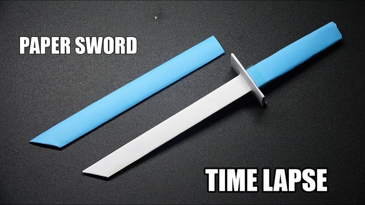 How to make a Paper Sword PART 6 | Easy Origami Tutorial | DIY Ninja Sword TIME LAPSE