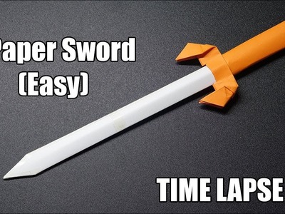 How to make a Paper Sword PART 7 | Easy Origami Tutorial | DIY Ninja Sword TIME LAPSE