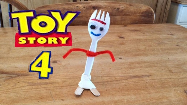 How to make the Toy Story 4 character Forky -DIY