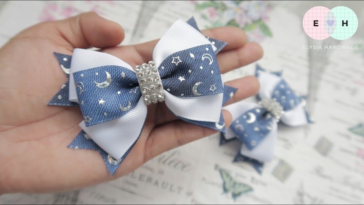 Laço De Fita ???? Ribbon Bow Tutorial #42 ???? DIY by Elysia Handmade