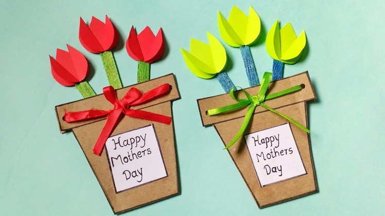Mother's Day Card Making | Easy Summer Craft Ideas | Card Making | By Punekar Sneha