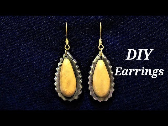 Polymer Clay Tutorials | 5 Minute DIY Jewelry | Quick & Easy To Make Polymer Clay Antique Earrings