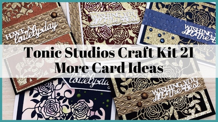 Tonic Studios Craft kit 21 More Card Ideas, Stretch Your Products