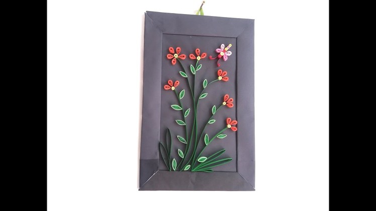 Wall Hanging with Paper. paper craft wall mate 2019.কাগজের ওয়ালমেট #3