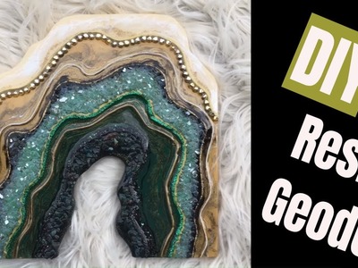 24. DIY Resin Geode using Different Products!