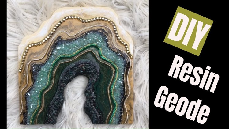 24. DIY Resin Geode using Different Products!