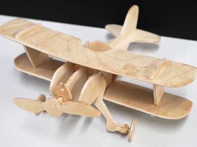 Art of handicraft | How to Make a  without glue corn airplane at Home | Plywood from Without Glue