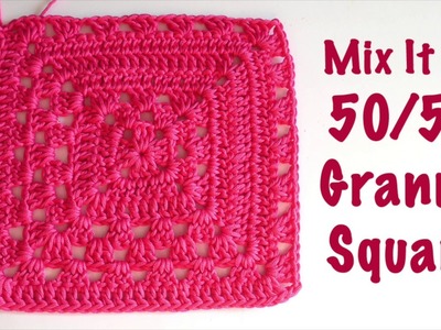 Blossom Crochet: Mix It Up 50.50 Granny Square (Pick n Mix Granny Series)