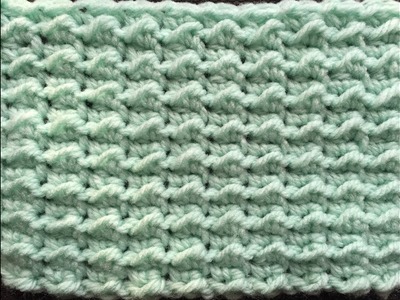 Crochet Baby Blanket Stitch Tutorial