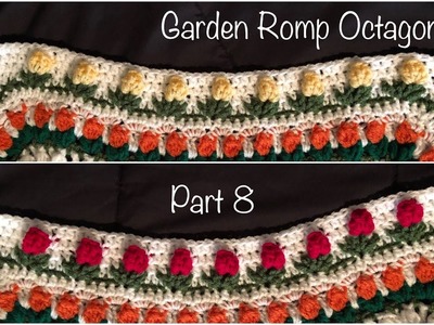 Crochet Garden Romp Octagon Part 8