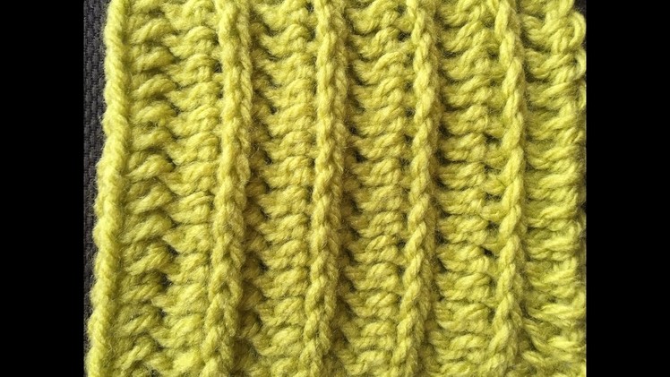 Crochet Ribbing Half Double crochet Stitch Tutorial
