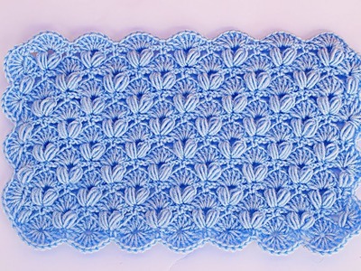 Crochet stitch for baby blankets very easy