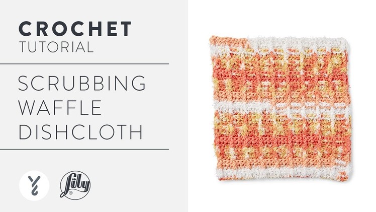 Crochet Waffle Stitch Dishcloth Tutorial With The Crochet Crowd