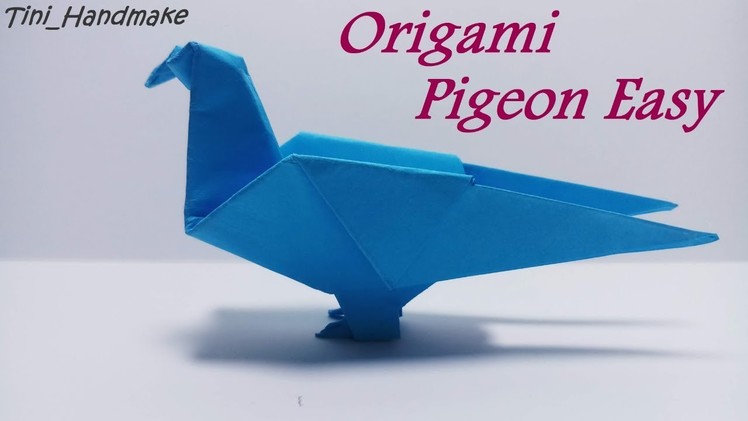Diy Origami Pigeon Easy.How to make an Origami Pigeon.Origami for Kids.Origami Animals!