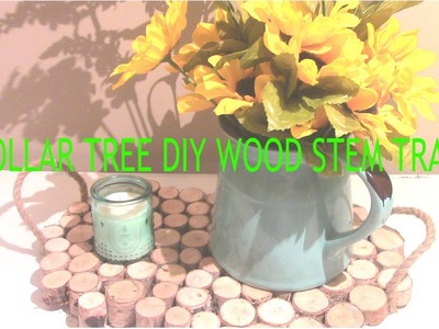 Dollar Tree DIY Wood Stem Tray