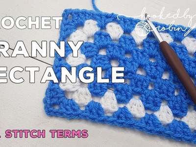 Easy Crochet Granny Rectangle | Motif or Blanket | How to Tutorial | Step by Step