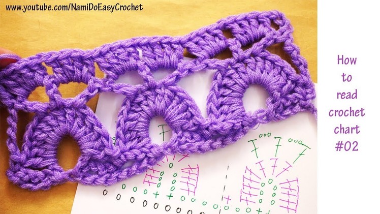 Easy Crochet: How To Read Crochet Chart #02