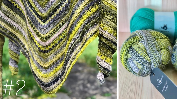 Froschkönig shawl #2 - crochet pattern Woolpedia®